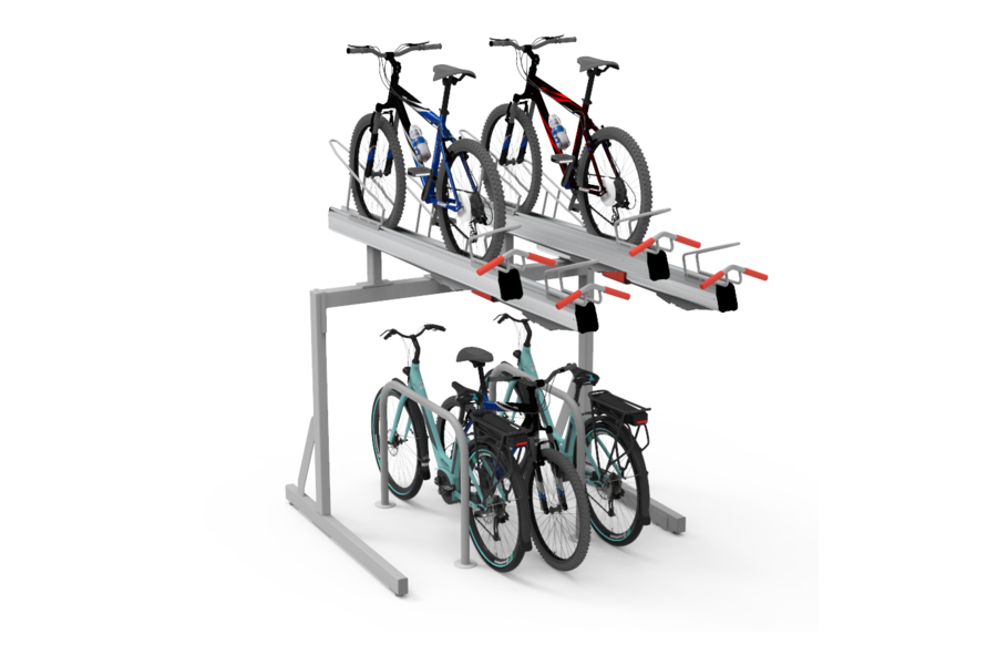 FalcoLevel-Premium XL Two-Tier Cycle Parking